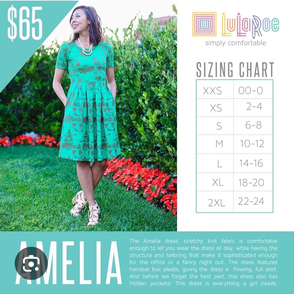 LuLaRoe Vibrant Floral Midi Dress - Picture 2 of 8